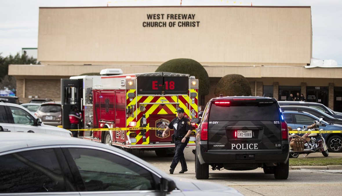 قتيلان أحدهما المهاجم بإطلاق نار في كنيسة بتكساس: "صدمة وحزن"