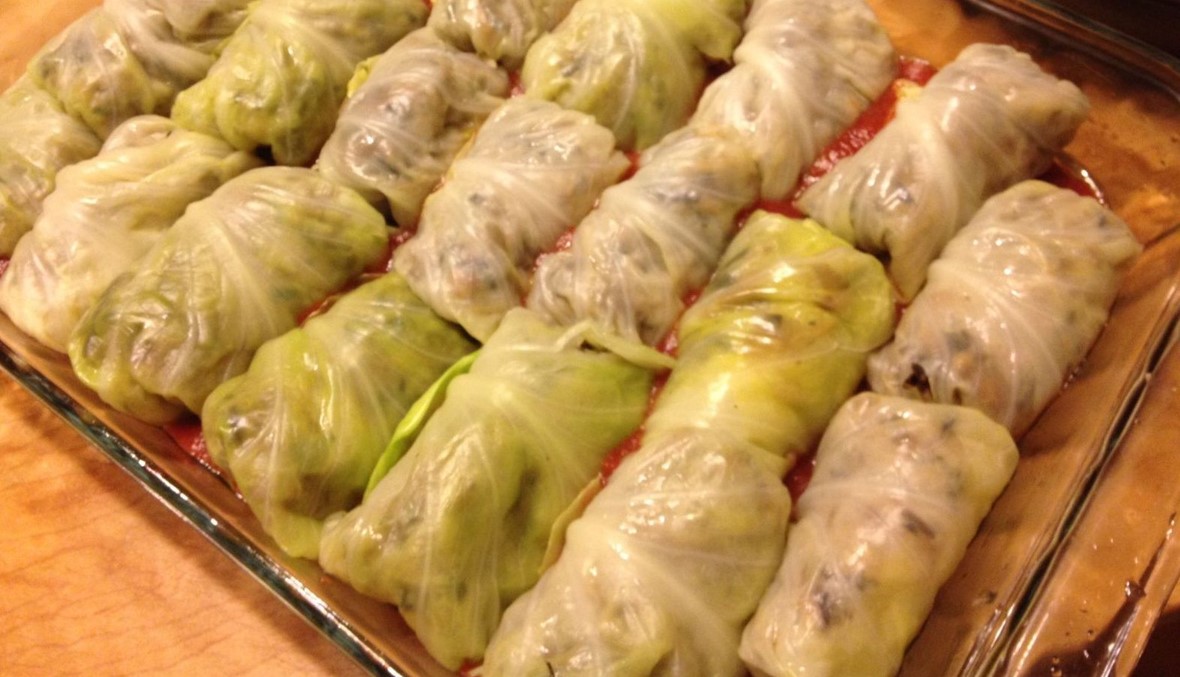 الملفوف المحشي" عاللبناني"