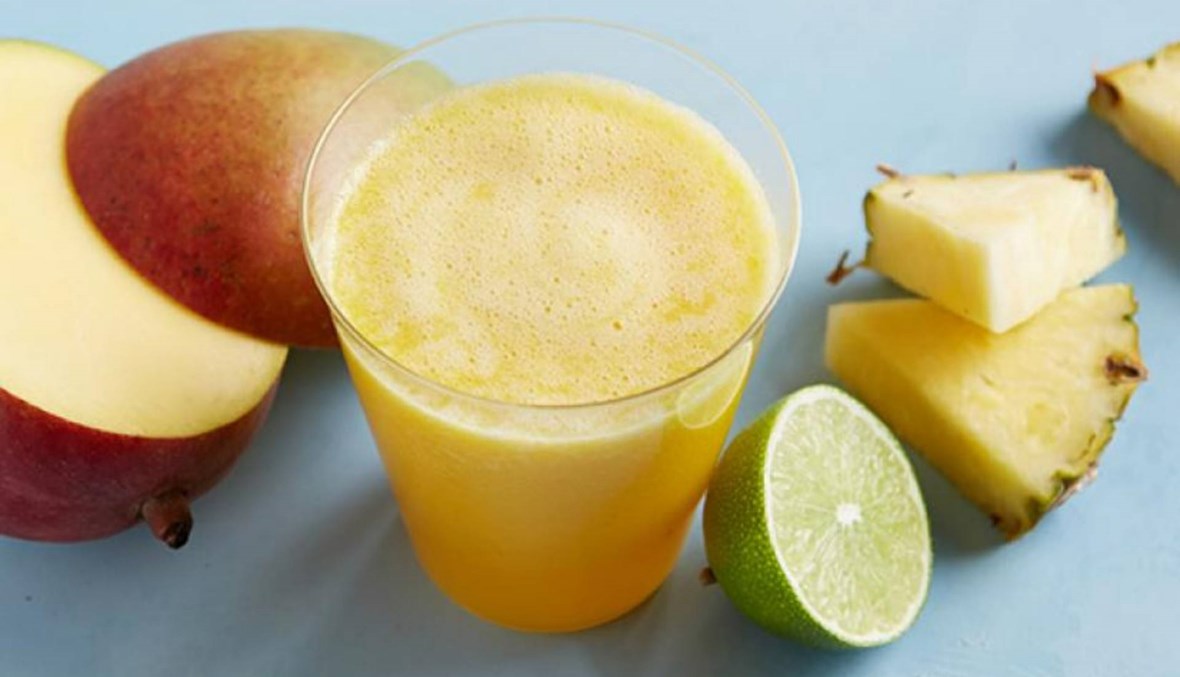 عصير المانغو والأناناس والليمون: سرّ خلطة "كوكتيل" لذيذ!