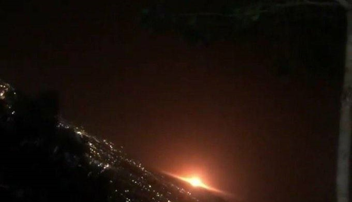 انفجار خزان غاز في منطقة بارشين في طهران