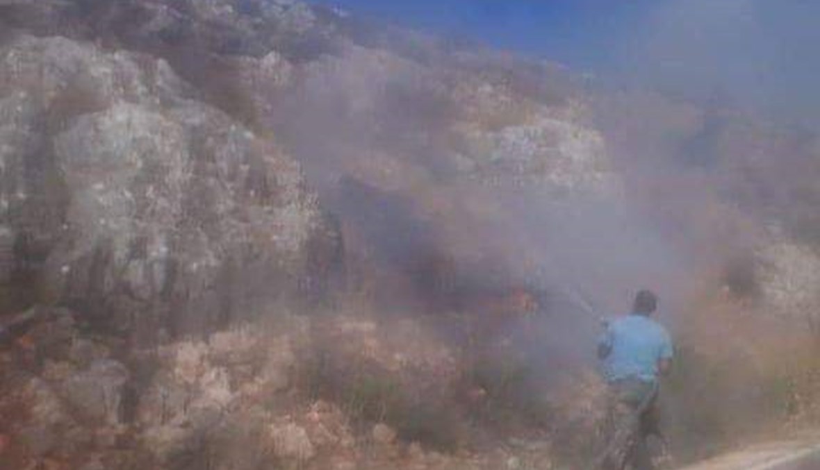 حريق ضخم في خراج بلدة ميس الجبل ومناشدات للمساعدة في إخماده