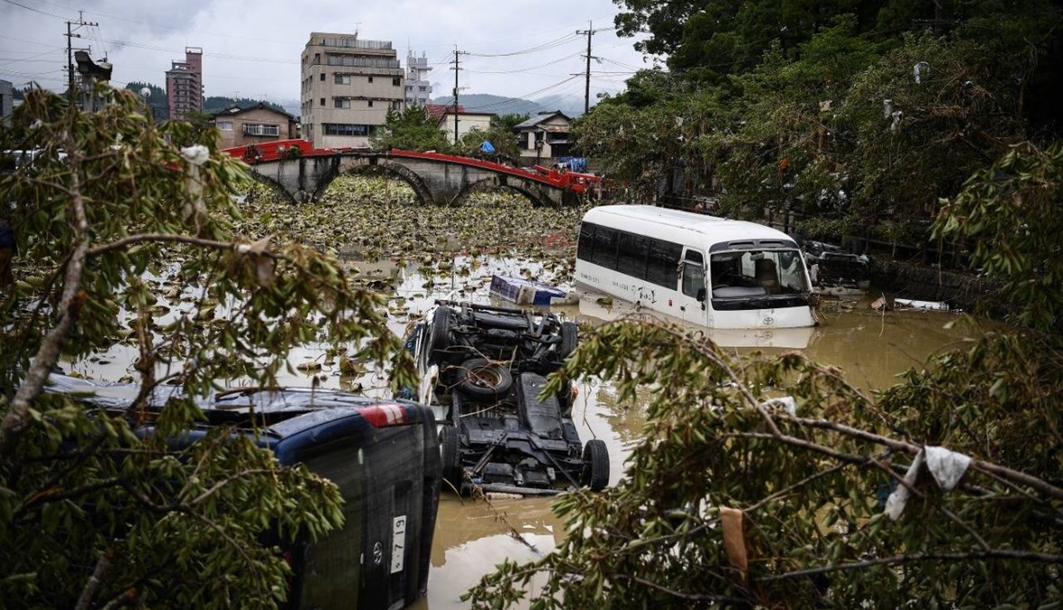 فيضانات اليابان: فرق الإغاثة تكافح للوصول إلى آلاف العالقين في مناطق متضرّرة