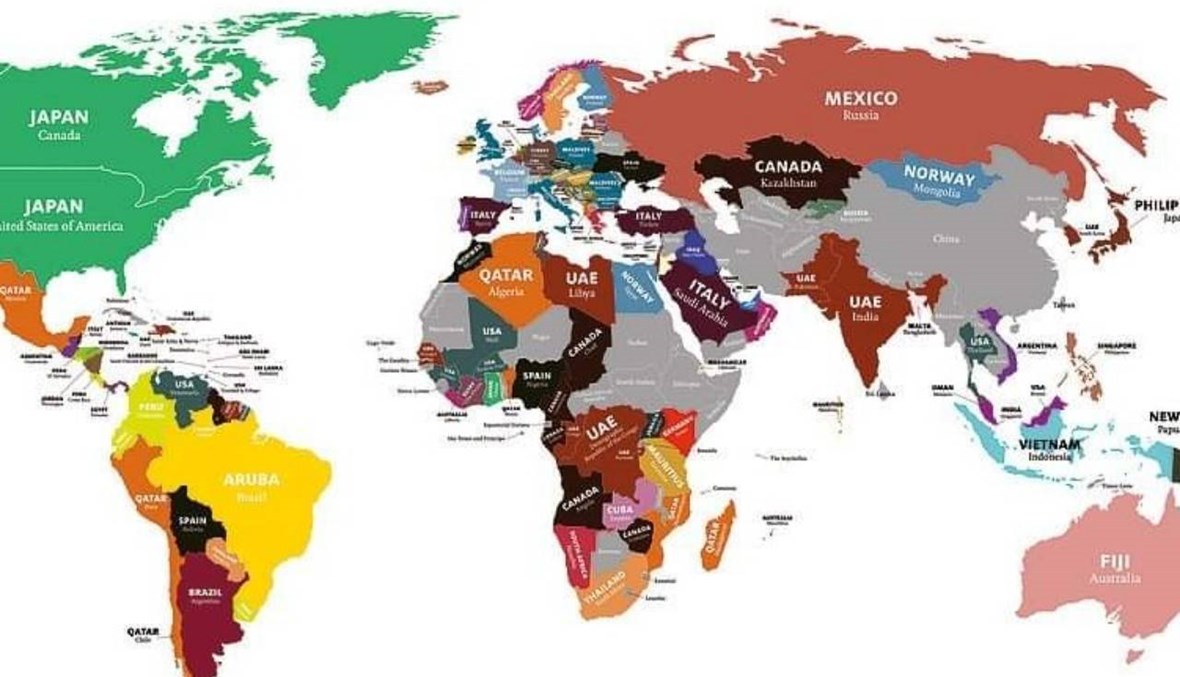 خريطة دول العالم المرغوب فيها... الإمارات وقطر ومصر ضمن الوجهات الأكثر شعبية