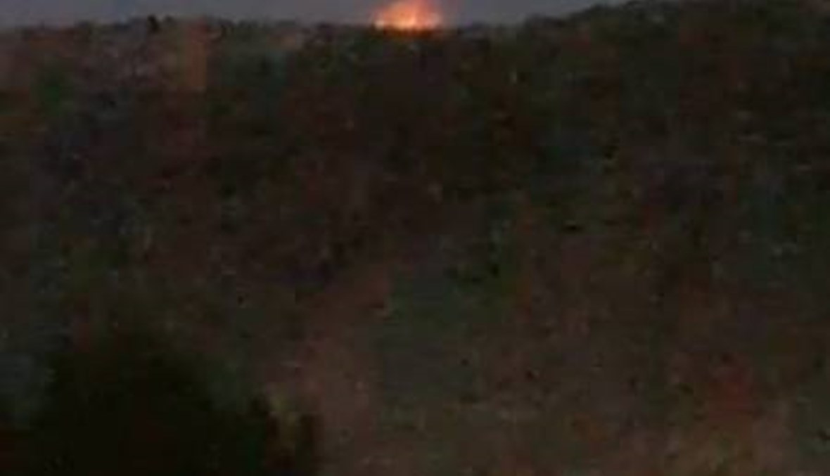بالصورة: تجدد النيران في الجبال الفاصلة بين لبنان وسوريا