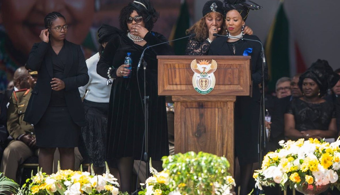 دفن ابنة نيلسون مانديلا في جوهانسبرغ: زيندزي أصيبت بكورونا