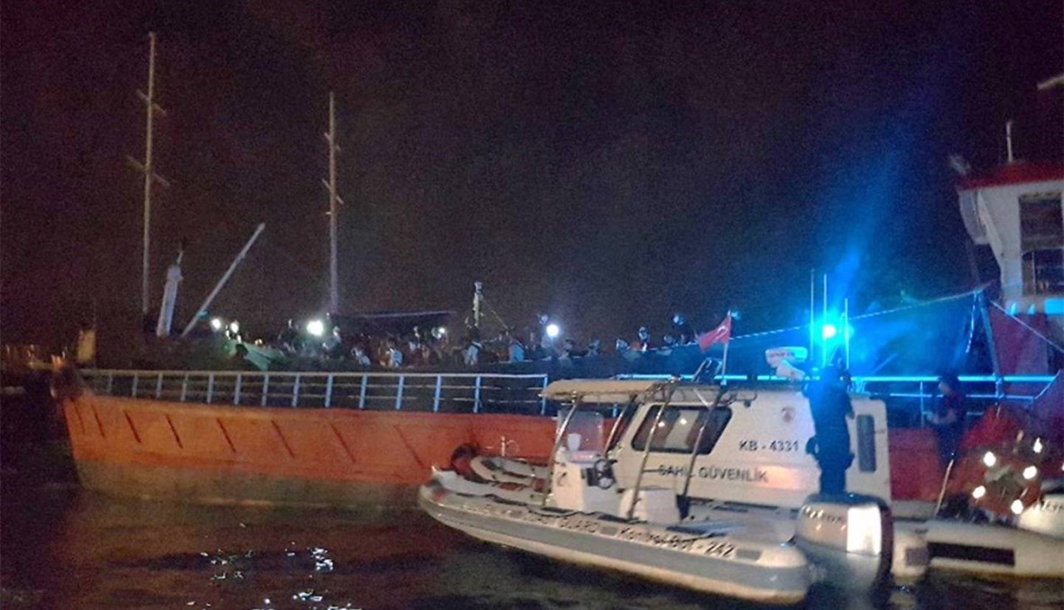 غرق قارب المهاجرين في تركيا تابع... حصيلة الضحايا ترتفع إلى 50 شخصاً