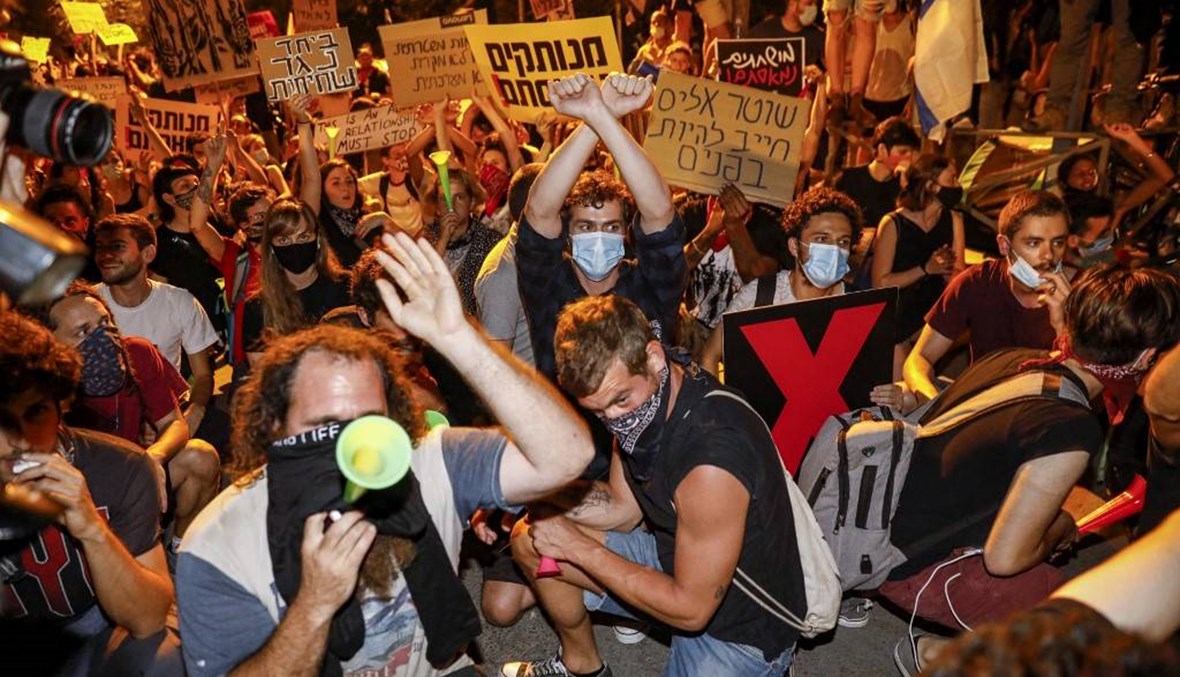 فرّقتهم مدافع المياه... الإسرائيليون يتظاهرون ضدّ نتنياهو وتعامُل الحكومة مع كورونا