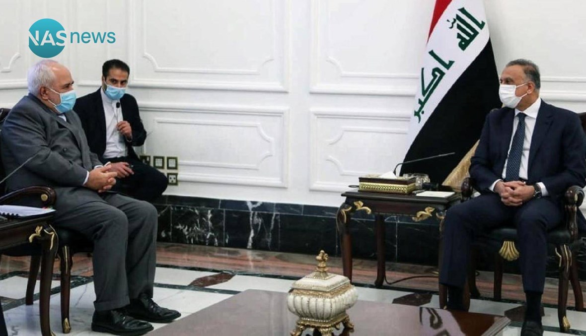 الكاظمي يؤكِّد لظريف سعي العراق إلى "دور متوازن وإيجابي" في المنطقة