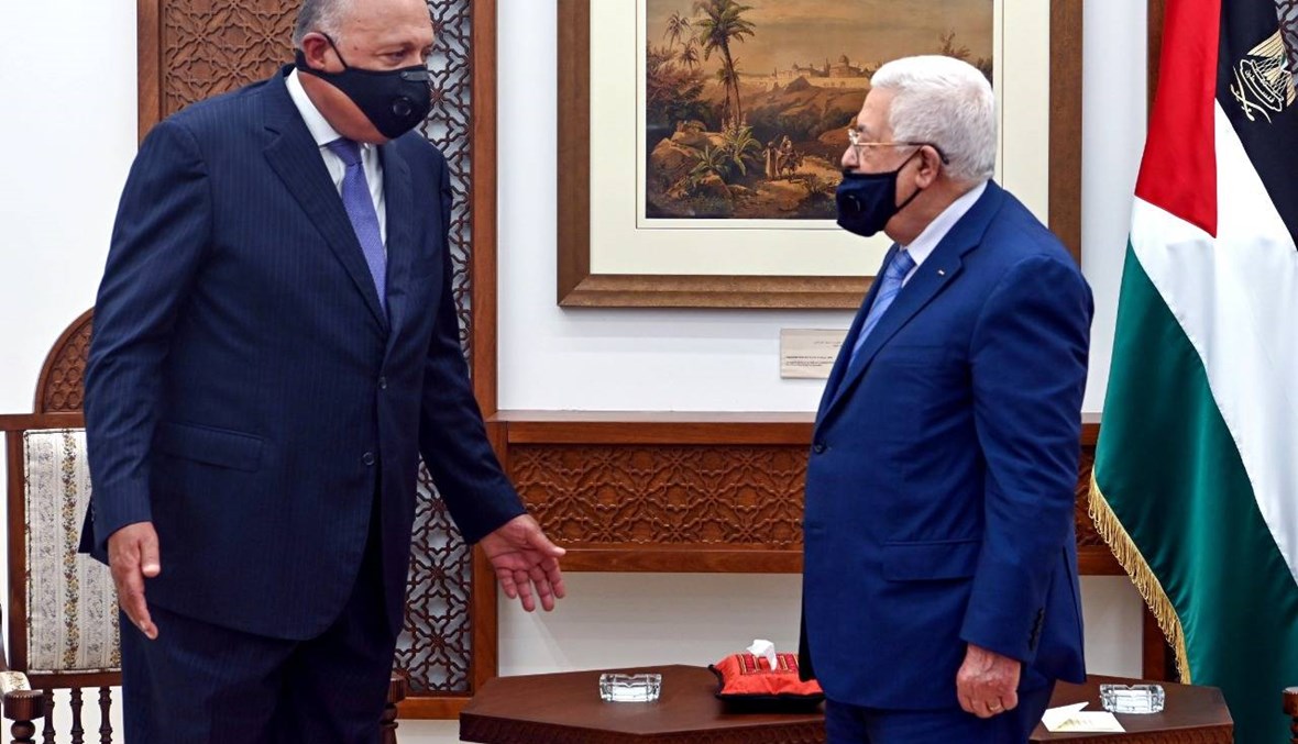 شكري التقى عباس في رام الله: مصر تؤكّد رفض خطط الضمّ الإسرائيليّة