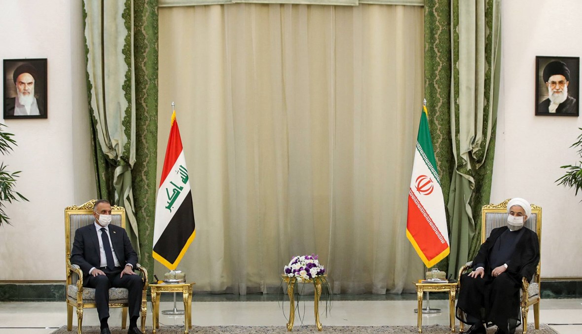 الكاظمي يلتقي روحاني... تأكيد على استعداد إيران "للوقوف إلى جانب العراق"