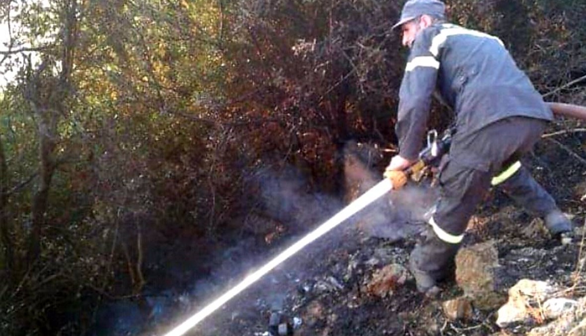 اندلاع حريق في خراج بلدة قبعيت - عكار