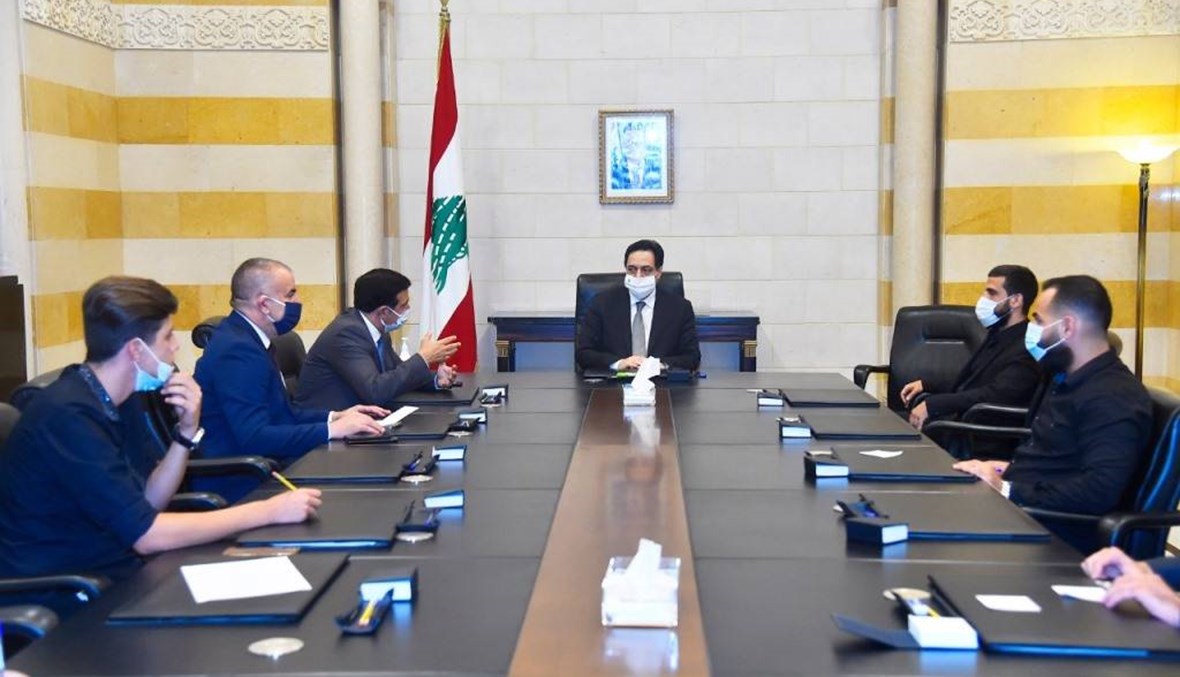 دياب استقبل وزير الأشغال ترافقه مجموعة "أوعى"... "لبنان على شفير كارثة كبيرة"