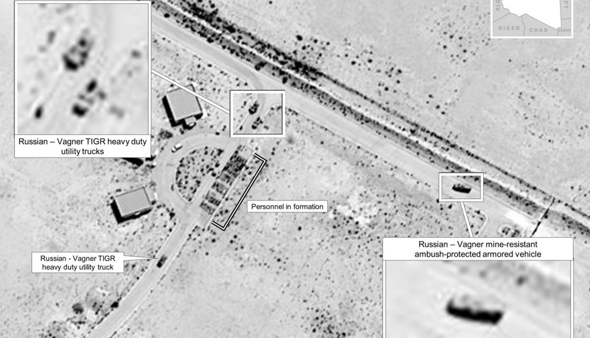 البنتاغون ينشر صور أقمار اصطناعية تظهر إمدادات سلاح روسية في ليبيا (صور)
