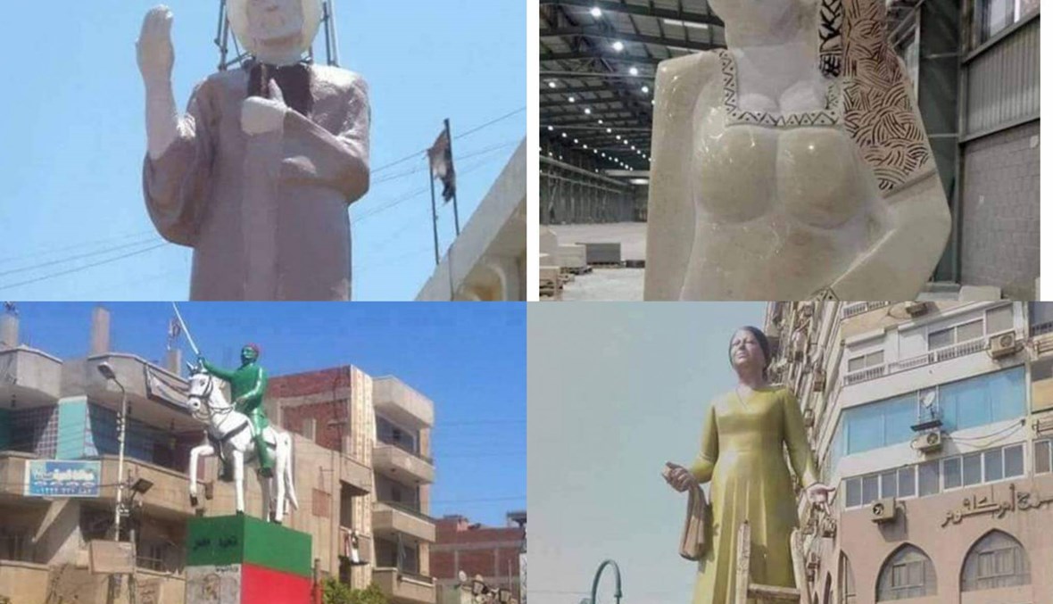 تمثال "مصر تنهض" يُفجّر غضب السوشيل ميديا (صور)
