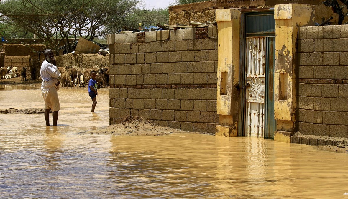 أمطار غزيرة وفيضانات في السودان: خمسة قتلى وتدمير آلاف المنازل