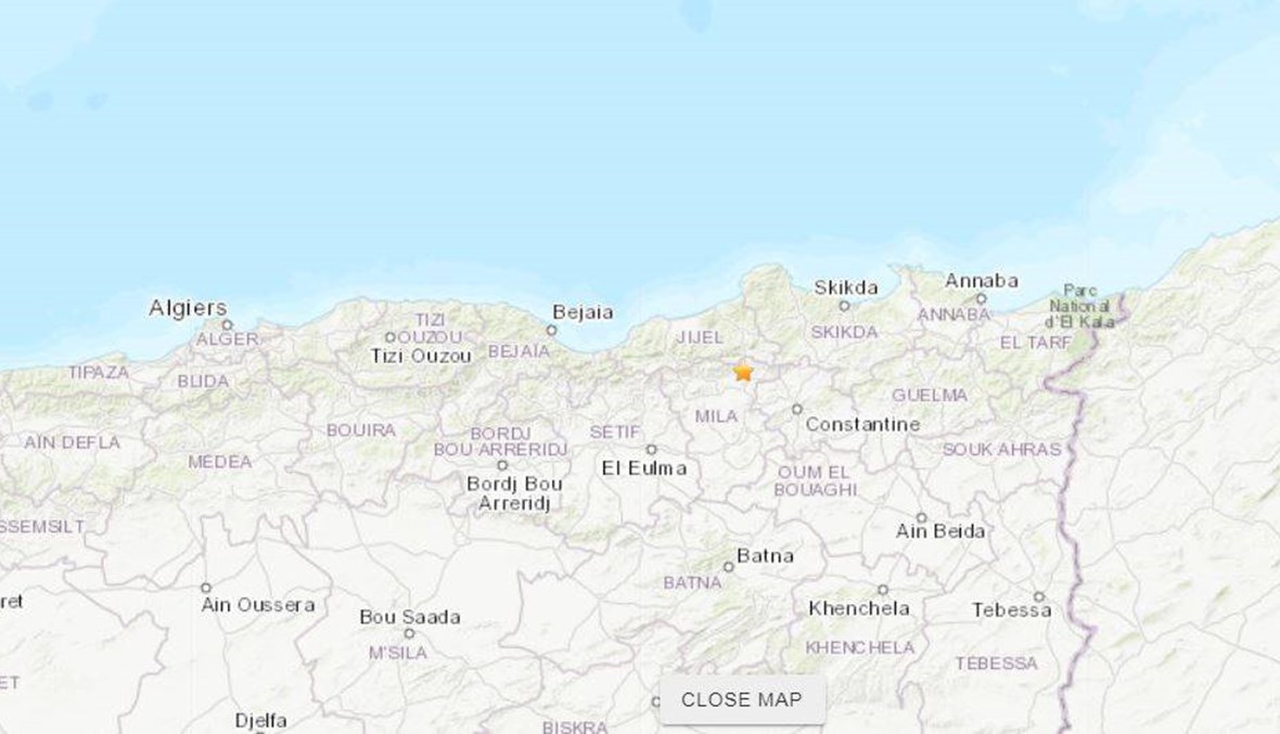 هزتان أرضيّتان ضربتا شرق الجزائر: انهيار مبنى من خمس طبقات في ميلة
