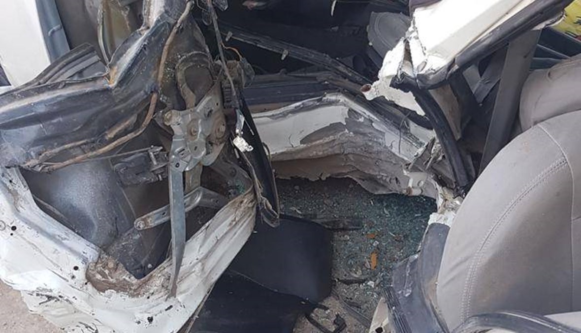 قتيلان و3 جرحى بحادث على طريق بوداي (فيديو)