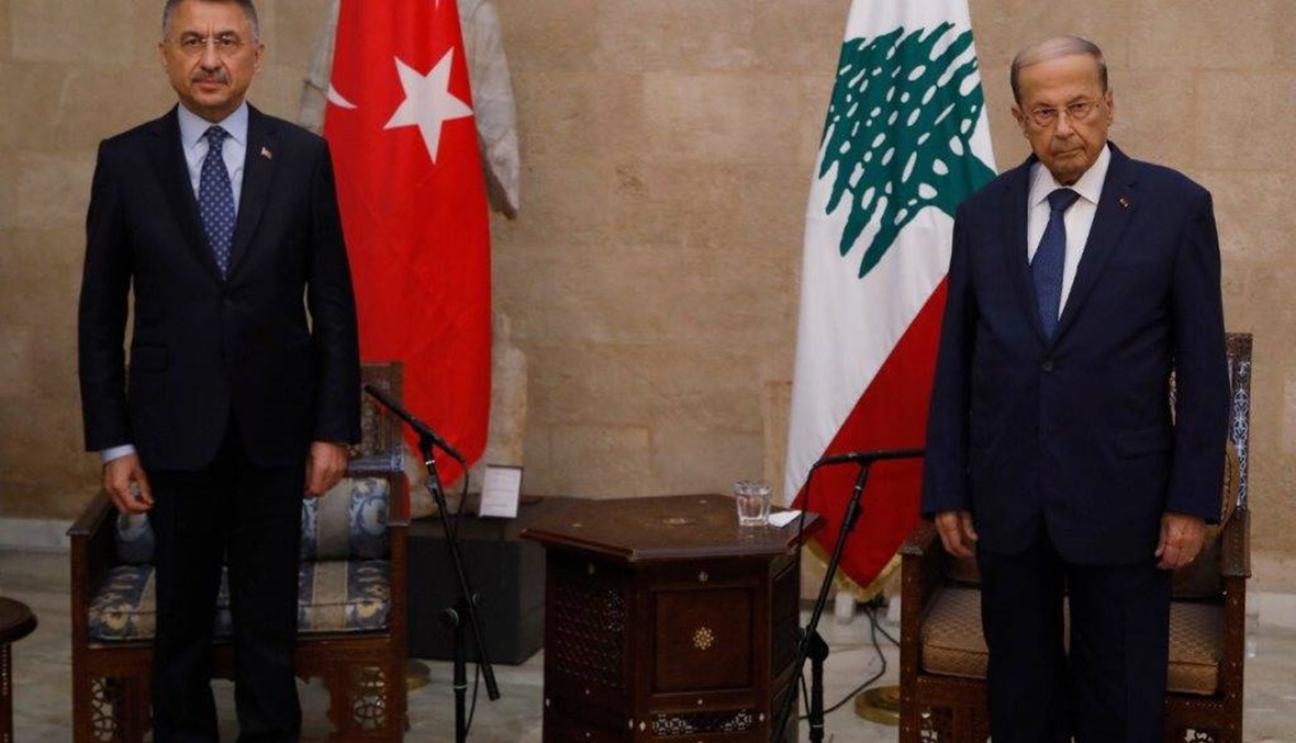 نائب الرئيس التركي فؤاد أوكتاي في بيروت: "لبنان ليس وحيداً"