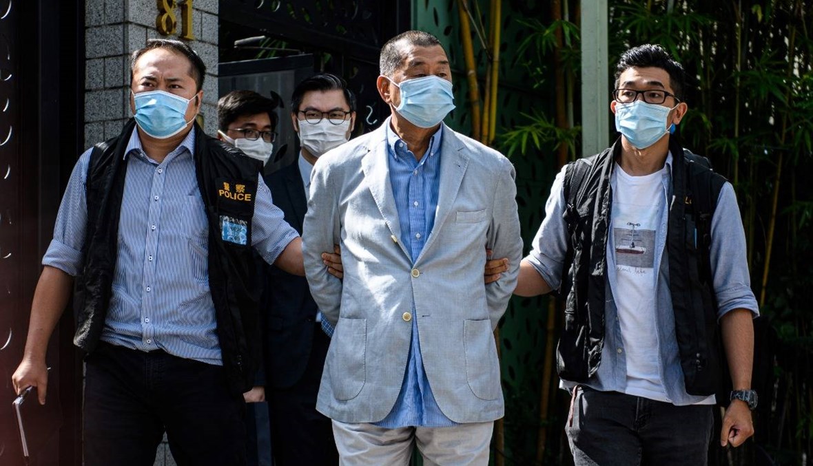 بومبيو "قلق جدًّا" إزاء توقيف قطب الإعلام جيمي لاي في هونغ كونغ