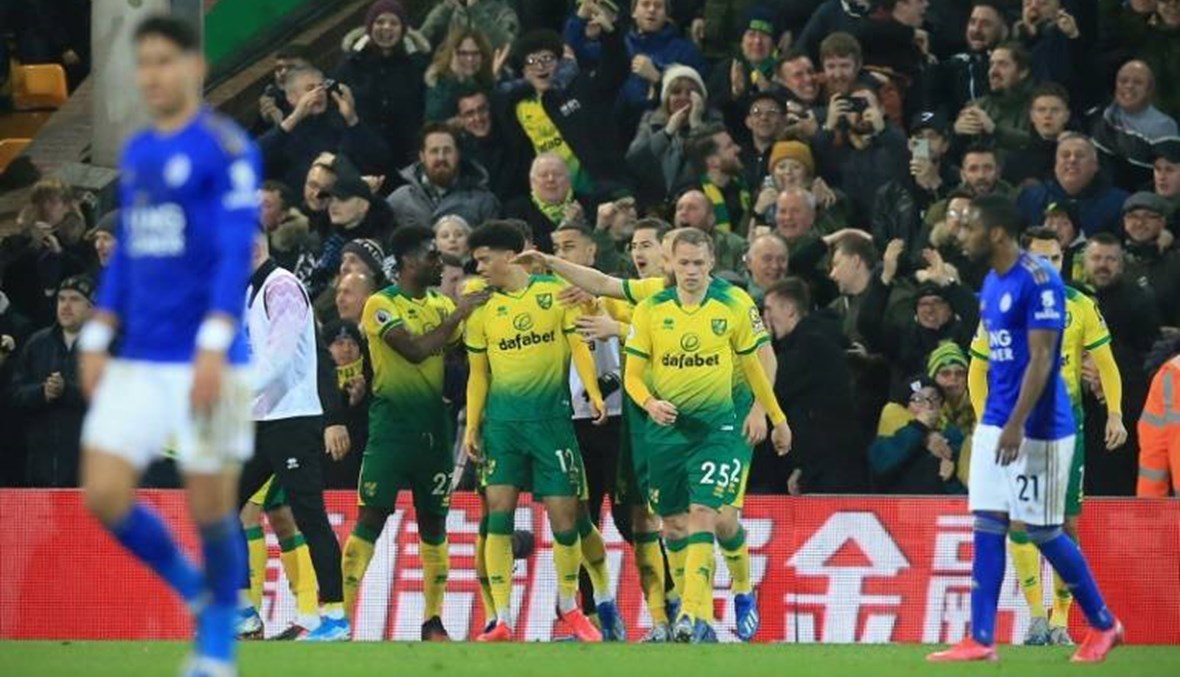 نوريتش يصدم ليستر سيتي