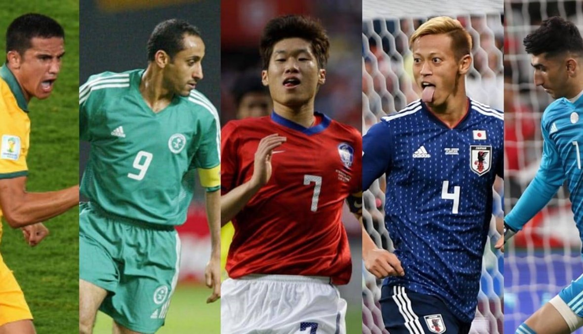 5 نجوم من آسيا في كأس العالم