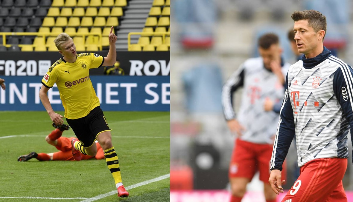 هالاند "التلميذ" في مواجهة ليفاندوفسكي "المعلم"