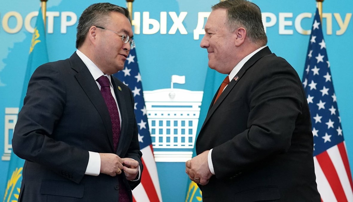 بومبيو في كازاخستان: واشنطن دعت إلى "منح فارّين من الصين اللجوء"