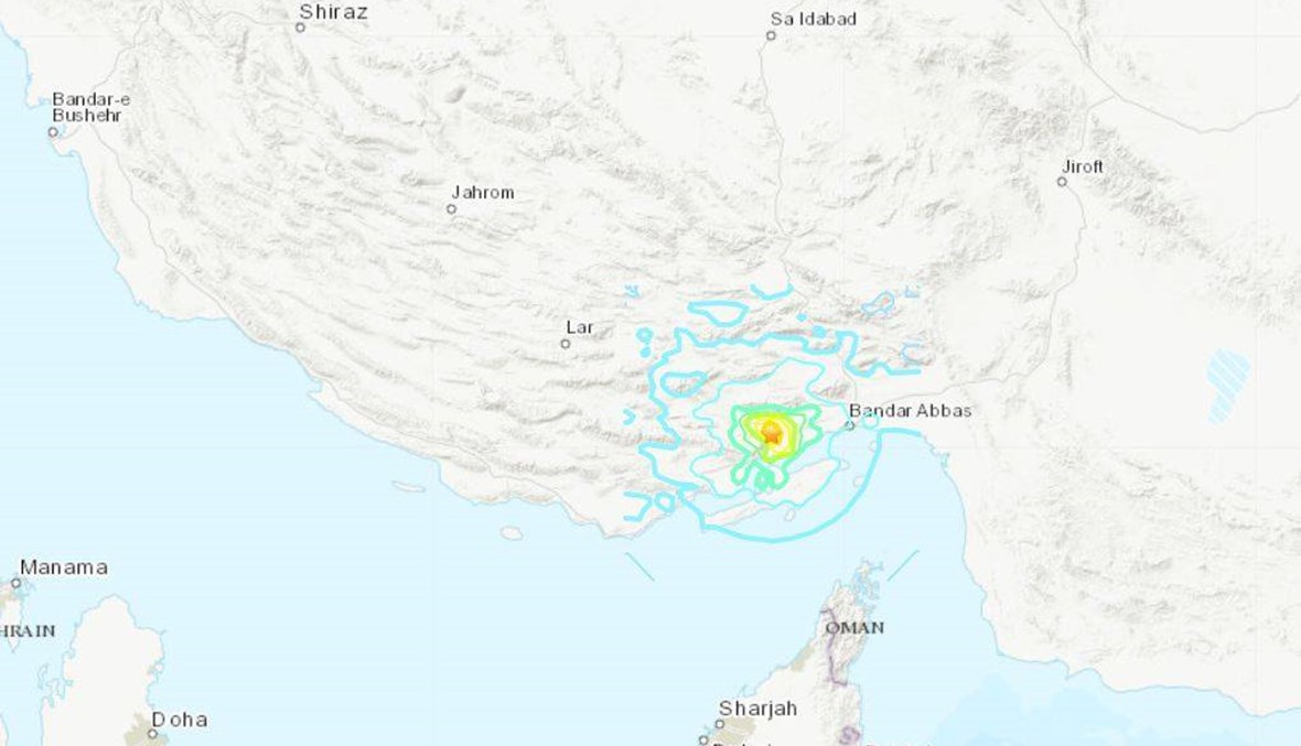 زلزال بقوّة 5.5 درجات يضرب جنوب إيران