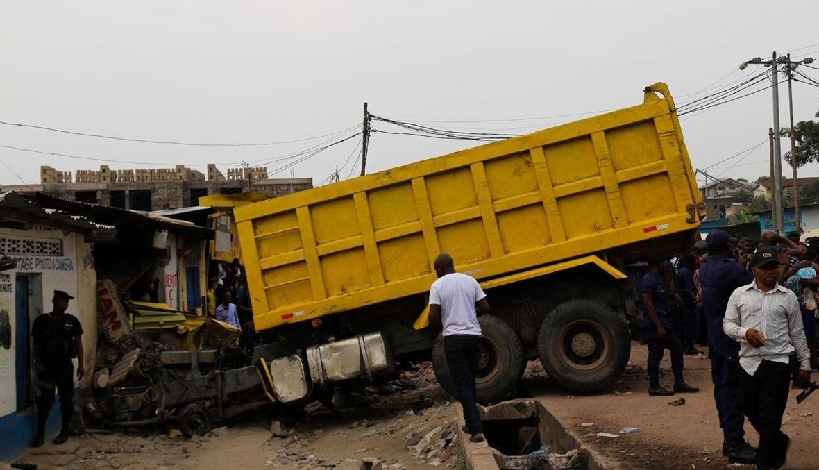 حادث سير في عاصمة الكونغو الديموقراطية: مصرع 14 شخصاً و"العدد قد يرتفع"