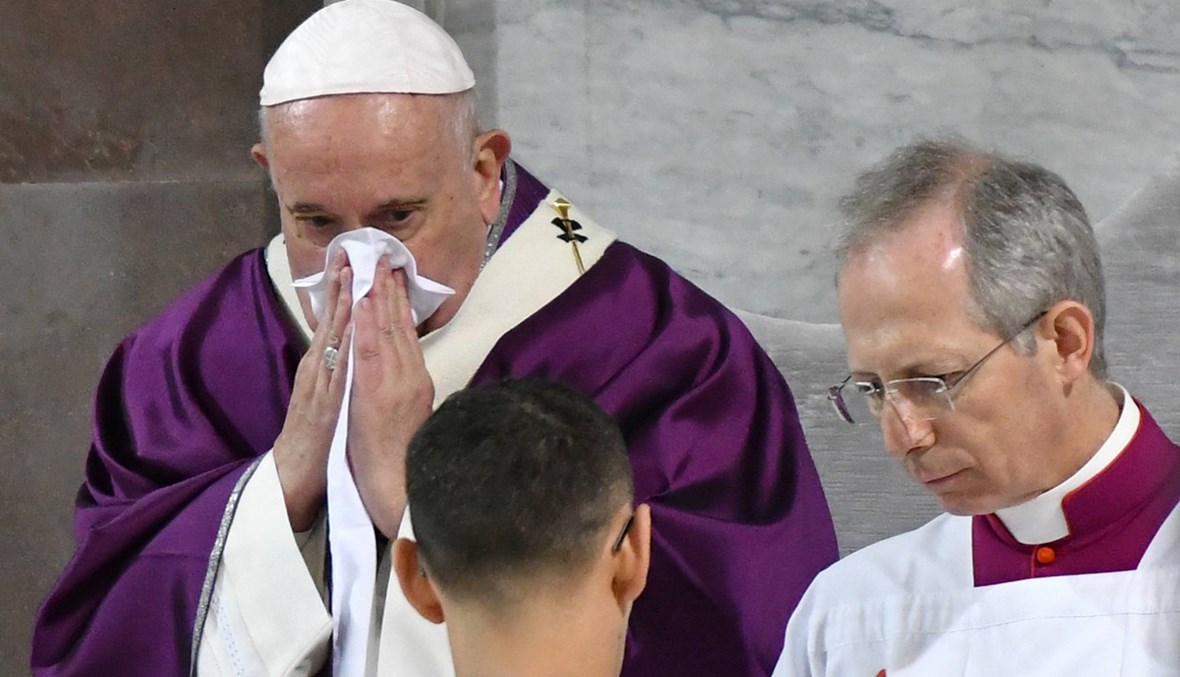 البابا فرنسيس ألغى مشاركته في القداس بسبب "وعكة صحيّة عابرة"