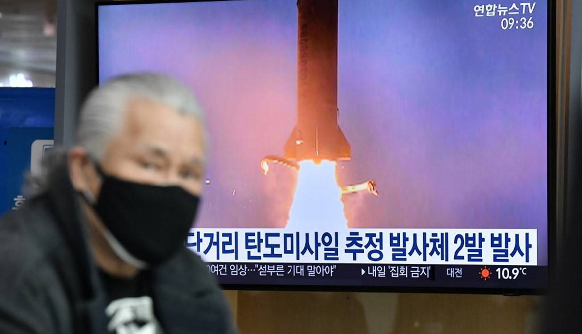 كوريا الشمالية تطلق "صاروخين بالستيين" في البحر