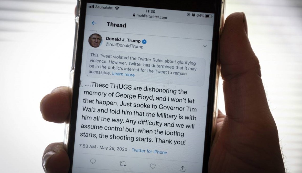 الرئيس التنفيذي لـ"تويتر" علم مسبقاً بقرار وسم تغريدة ترامب