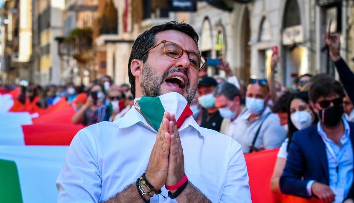 سالفيني يأمل إجراء انتخابات مبكرة في إيطاليا: "النتيجة مع حكومة كونتي صفر"