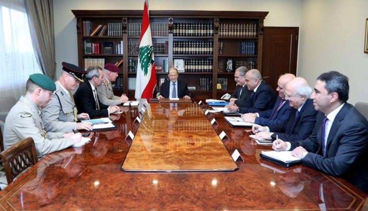 عون: الأزمة الاقتصادية والمالية في لبنان موضع معالجة وصندوق النقد سوف يقدم خبرته التقنية