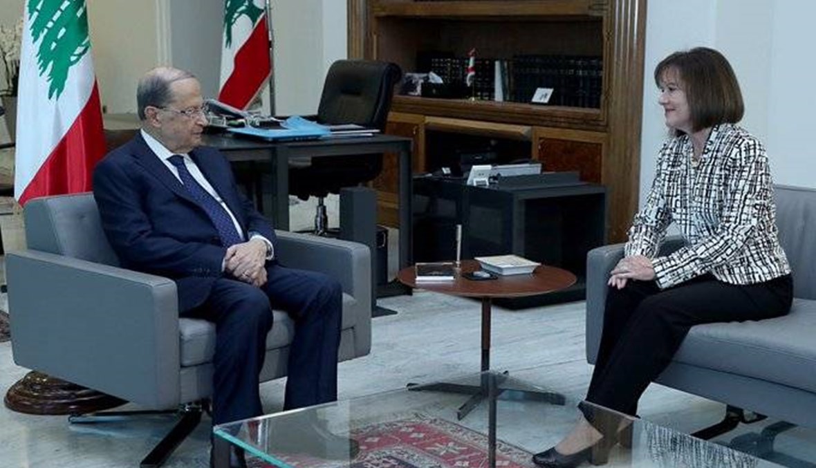 السفيرة الأميركية من بعبدا: لبنان يقف أمام نقطة تحوّل