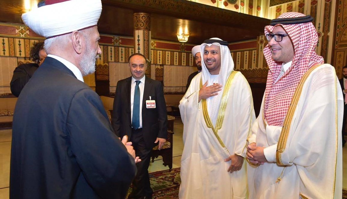 مفتي الجمهورية استقبل سفيري السعودية والإمارات... تهنئة بالعيد