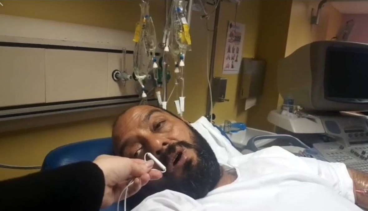 توعُك الزميل مروان عساف اثر تنشقه الغاز المسيّل للدموع ونقله الى المستشفى (فيديو)