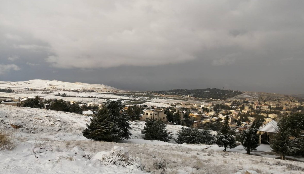 الثلوج في الهرمل عزلت بعض القرى