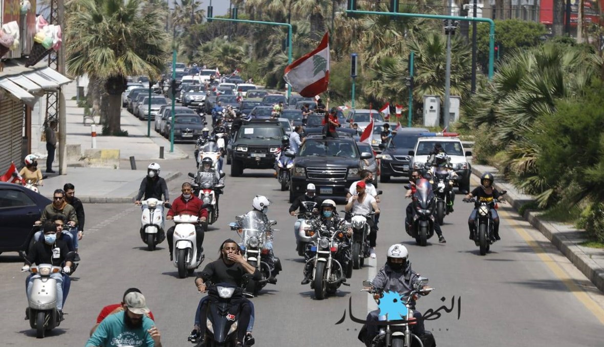 من ساحة الشهداء إلى الأونيسكو... مسيرة سيّارة جابت بيروت بمواكبة أمنية (صور وفيديو)