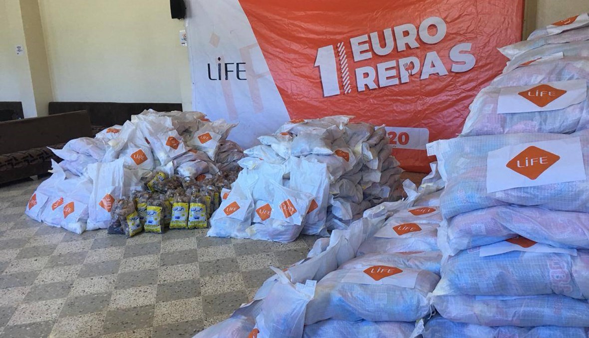 توزيع حصص غذائية على 150 عائلة محتاجة في فنيدق