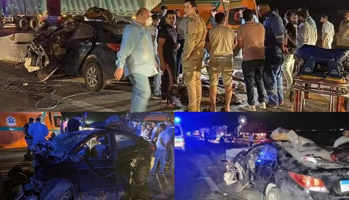 حادث مأسوي… مصرع أسرة مصريّة من 6 أفراد في طريق السويس