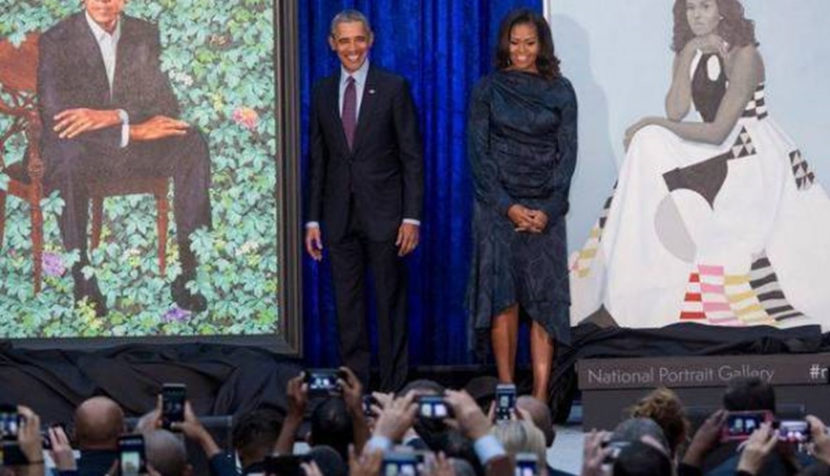باراك وميشيل أوباما في المتحف: 4 ملايين زائر