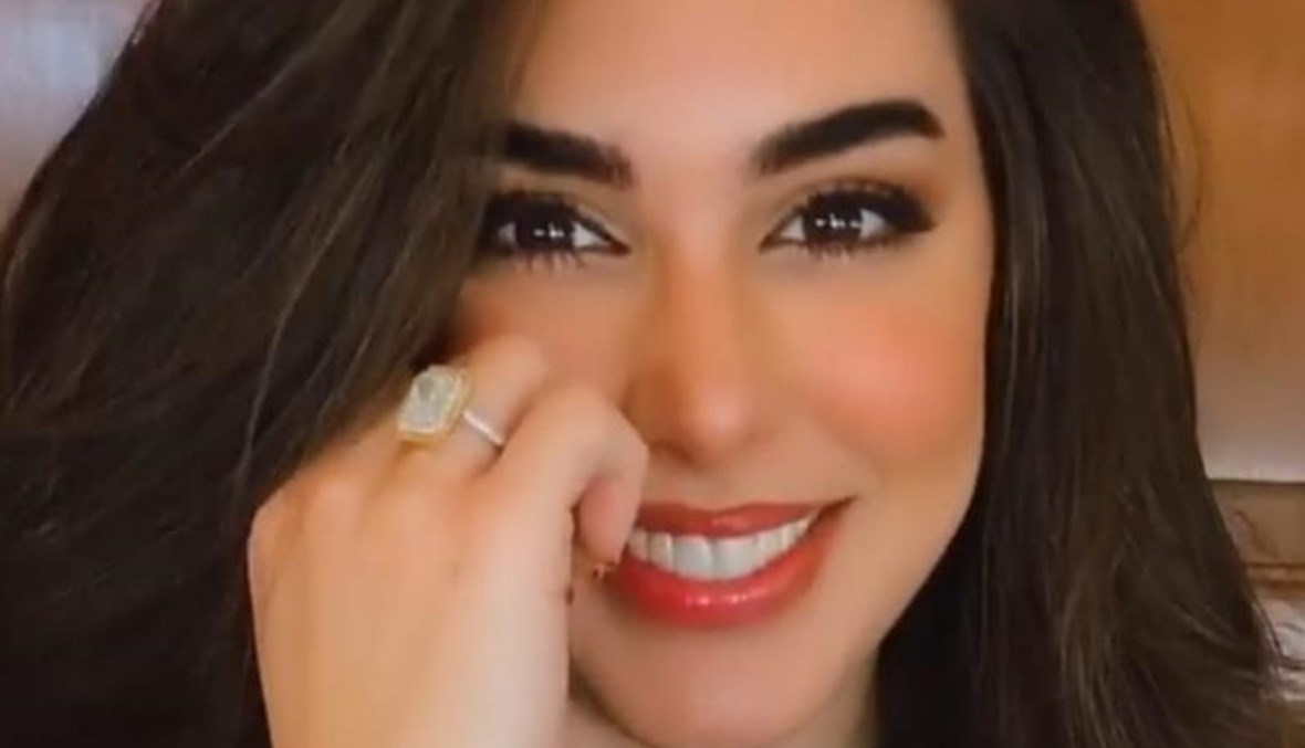 خاتم ألماس في إصبع ياسمين صبري يثير التساؤلات (فيديو)