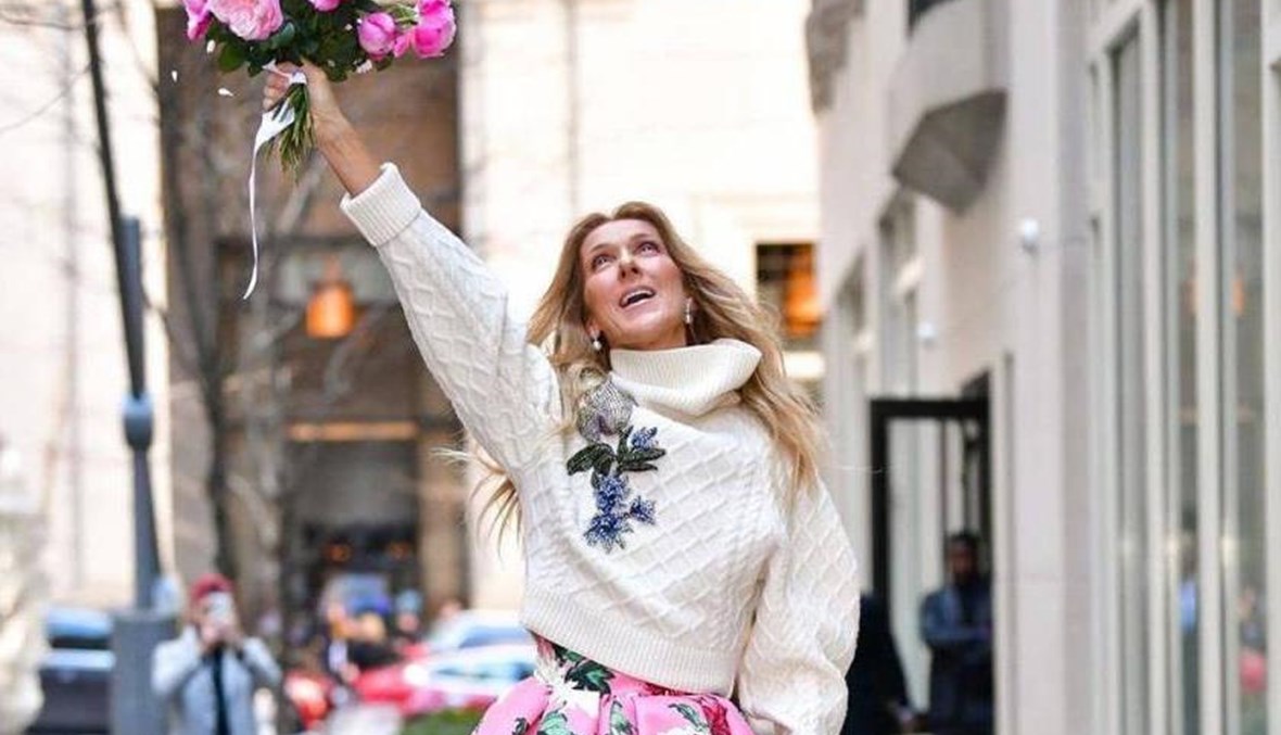 سيلين ديون بصيحة الزهور في نيويورك: إطلالة أنثوية وعصرية