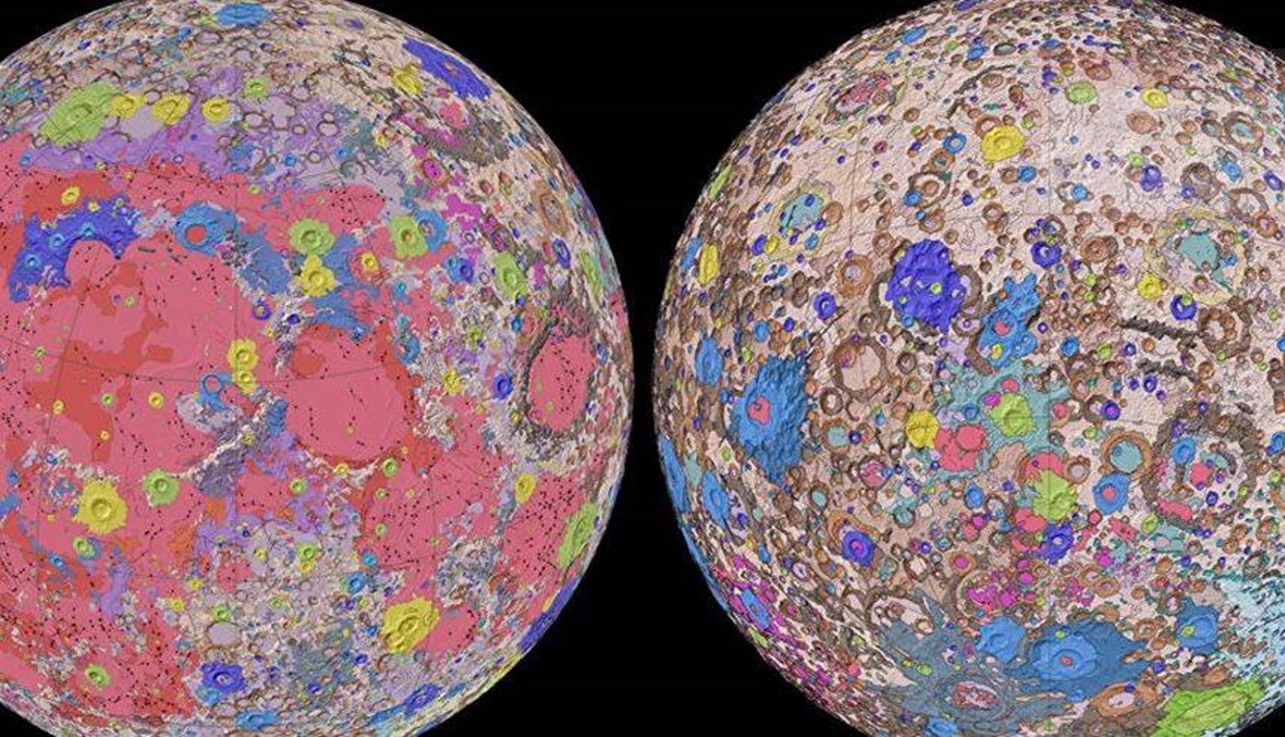بالفيديو: هيئة أميركيّة تنشر خريطة مفصّلة لسطح القمر