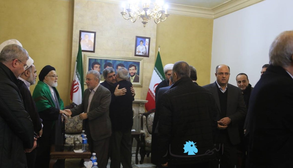 وفود معزّية باغتيال سليماني في السفارة الإيرانية- بيروت (صور)