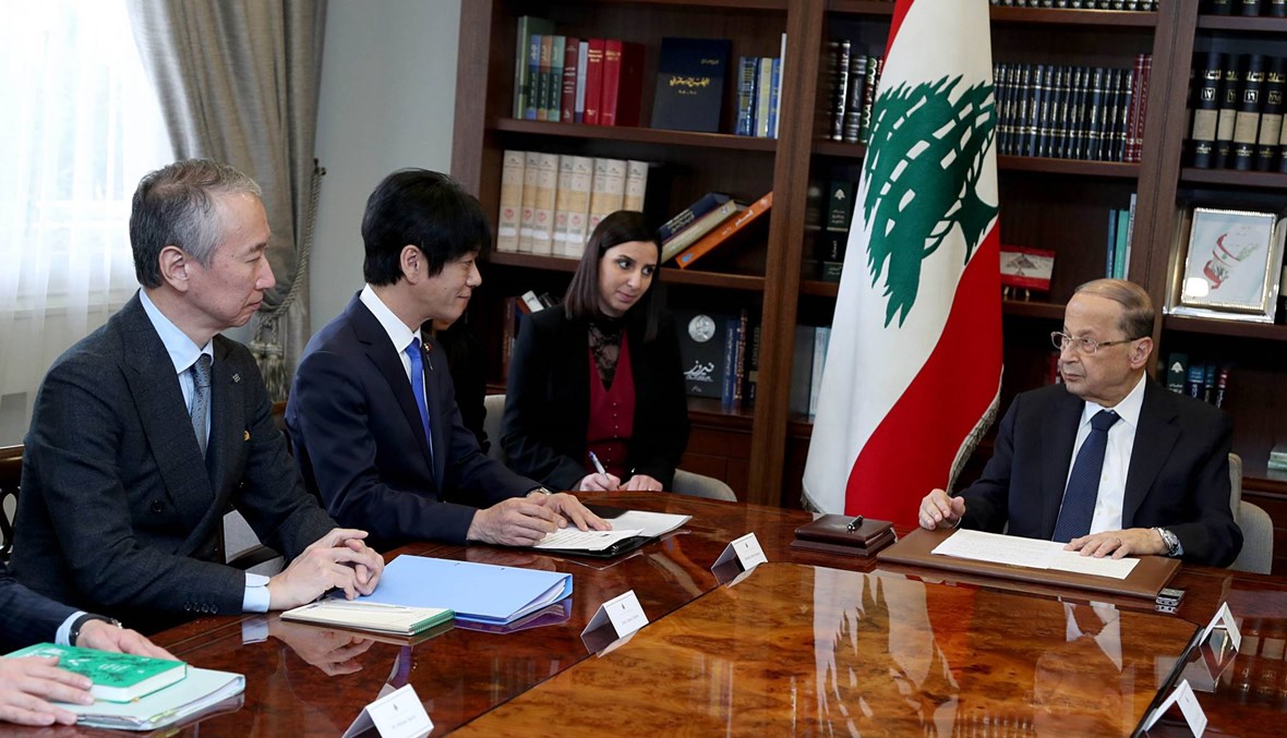 عون لوزير العدل الياباني: لبنان راسل اليابان في موضوع كارلوس غصن ولم يلق أي إجابة رسمية