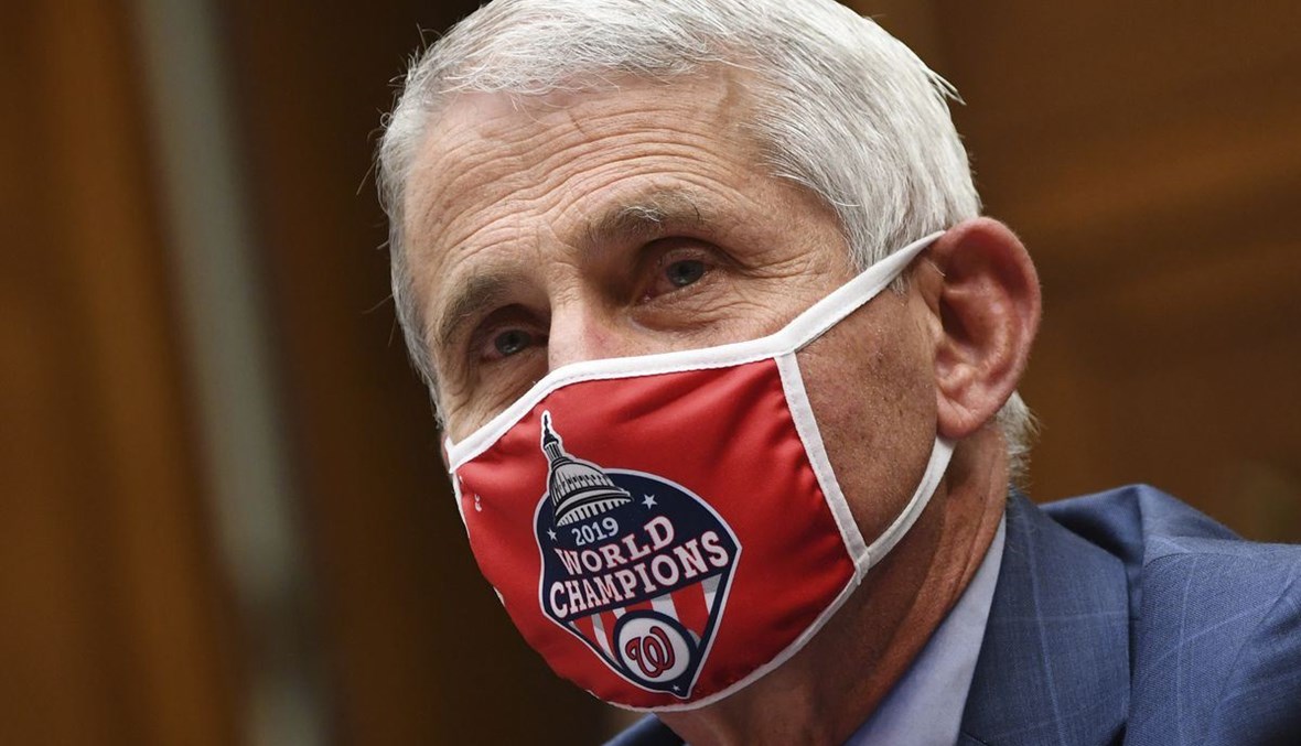 Dr. Anthony Fauci, director of the National Institute for Allergy and Infectious Diseases, testifies during a House Subcommittee hearing on the Coronavirus crisis on Capitol Hill in Washington.