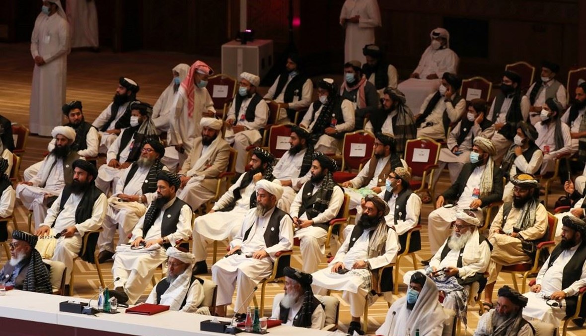 وفد طالبان في مفاوضات الدوحة 
