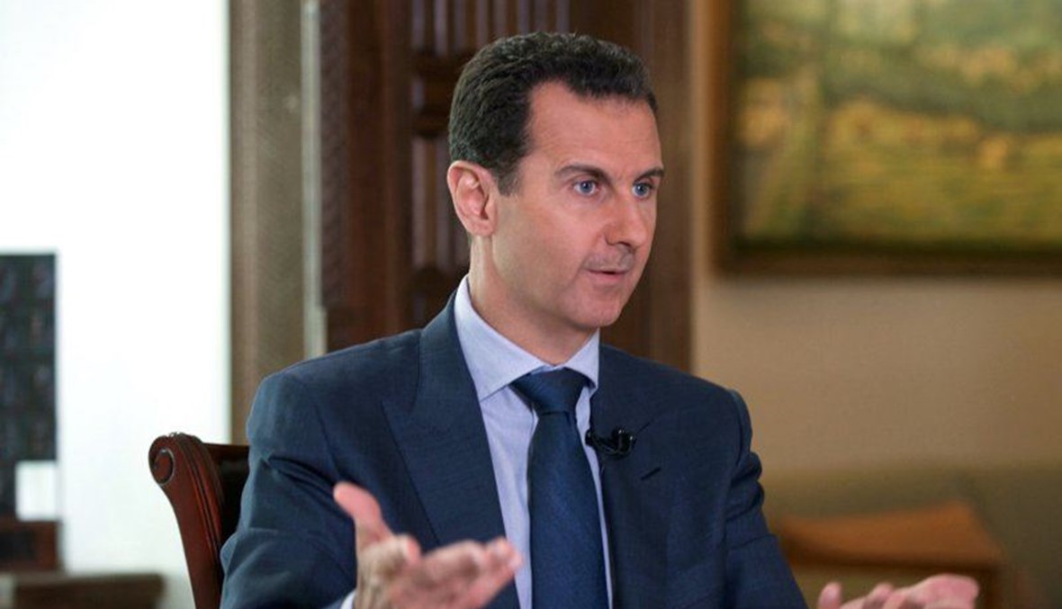 Syrian President Bashar Assad speaks to The Associated Press at the presidential palace in Damascus, Syria. (AP Photo)